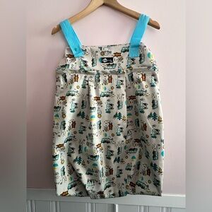 Funky Fluff Hanging Diaper Pail/Laundry Bag (camping Song Print)